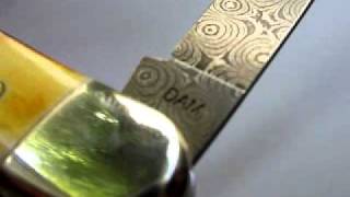 TDEKnivescom Stunning Case Raindrop Damascus Stockman knife CA6099 Part 2 [upl. by Aiseneg]