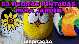 PEDRAS PINTADAS PARA JARDIM E VASOS [upl. by Kylynn513]