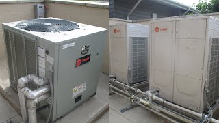 2016 Trane Odyssey Air Conditioner amp 3 2017 Trane Multi Split System Heat Pumps Running [upl. by Mela]