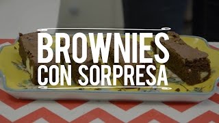 Receta brownie marmolado con tropezones [upl. by Gardol]