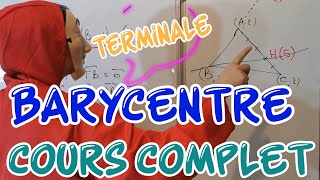 BARYCENTRE  COURS COMPLET AVEC EXEMPLES [upl. by Walther]