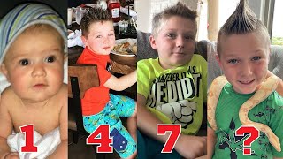 Kayson Myler Ninja Kids TV TRANSFORMATION 🔥 From Baby to 8 Years Old [upl. by Chantalle937]