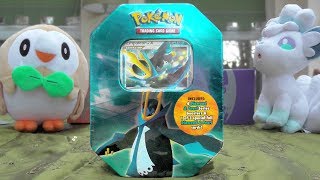 Opening an Empoleon LV X Pokemon Tin SUPER OLD [upl. by Ahseiyt844]