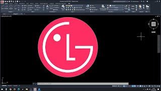 Disegnare logo LG su Autocad  Prof Paolo Mosca [upl. by Galven326]