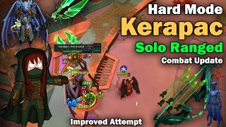 Hard Mode Kerapac  Ranged Solo  Combat Update  Runescape Improved Attempt 333 [upl. by Eanwahs]