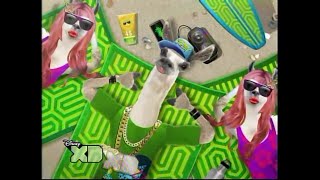 Disney XD Steve The Llama Animacation Rap Disney Channel 50 May 26 2014 [upl. by Akemet]