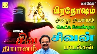 பிரதோஷம் அன்று கேட்கும் சிவன் பாடல்  சிவ தியானம்  எஸ்பிபி  Sivan Pradosham songs by SPB [upl. by Yale]