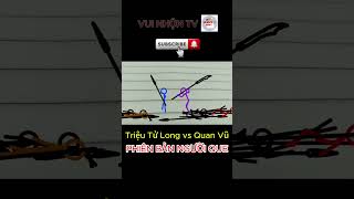 Triệu Tử Long vs Quan Vũ shorts short trending viralvideo shortvideo funny animation reels [upl. by Aicele]