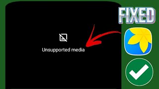 How to Fix Unsupported Media in Gallery Problem Android 2024  New Method [upl. by Shanta99]