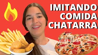 COMIDA SALUDABLE  PIZZA Y NUGGETS CON PAPITAS “FRITASquot  Recetas saludables y fáciles [upl. by Kippar]