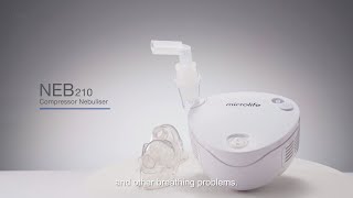 Microlife NEB 210 Innovative nebulisation system for an efficient treatment  Asia Version [upl. by Dougald]