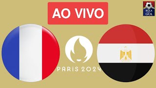 FRANÇA X EGITO AO VIVO  SEMIFINAL FUTEBOL MASCULINO  OLIMPÍADAS DE PARIS  NARRAÇÃO [upl. by Ised115]