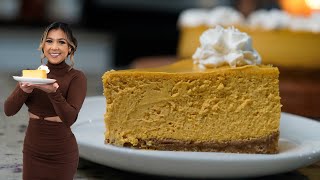 LOOK at How EASY it is to Make PUMPKIN CHEESECAKE  Without WRAPPED IN FOIL Can’t Get Any Easier [upl. by Abagail]