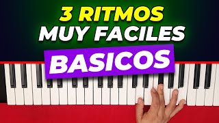 3 ritmos faciles que te salvaran la vida si eres pianista principiante [upl. by Lugo]