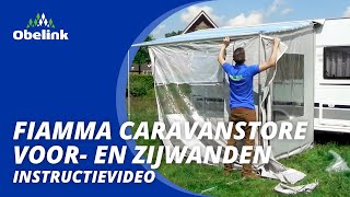 Mobiel voor en zijwanden opzetinstructie Fiamma Caravanstore [upl. by Nell]