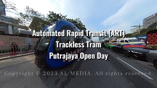 4K Video Automated Rapid Transit ART trackless tram [upl. by Hamil472]