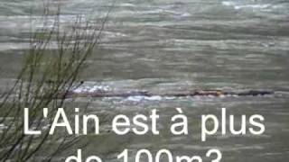 La rivière dAin en crue à Champagnole [upl. by Nnaassilem]