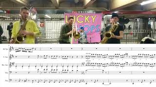 Transcription  Lucky Chops FunkytownI Feel Good Live [upl. by Alliscirp]