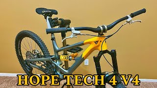 YT CAPRA UNCAGED 11  HOPE TECH 4 V4 BRAKES [upl. by Ultun152]