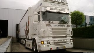 Scania R560 V8 Transwhite Portugal Special  Sound HD [upl. by Divod]