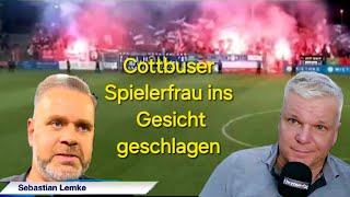 Spielerfrau geschlagen Skandalspiel SV Babelsberg 03 Potsdam  Energie Cottbus [upl. by Sinnoda]