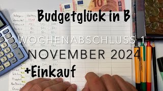 Wochenabschluss 1 November 2024 Mir wurde mein ING Konto gekündigt ☹️😢😱 Budgetplanung [upl. by Codie]