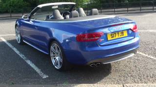 Shmee150s Audi S5 Cabriolet V6T 30l Supercharged Walkaround Startup and Revs [upl. by Ialokin]