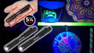 Gearlight S100 390nm UV Pocket Flashlight Review 2 Pack UV LED [upl. by Katzman]