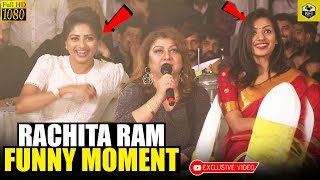 Rachita Ram Funny Moment With Malashree In KCC Launch  Rachita Ram Latest  Rachita Ram Movies [upl. by Aled]