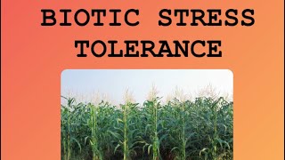 Biotic Stress Tolerance  Insect  Pest and Herbicide Resistance  HOTICULTURE NOTES [upl. by Darill]