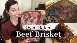 Oven Baked Beef Brisket  Best Brisket Recipe [upl. by Suoilenroc]