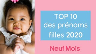 Top 10 des prénoms de filles 2020 [upl. by Alverta]