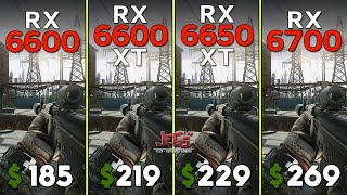 RX 6600 vs RX 6600 XT vs RX 6650 XT vs RX 6700  Tested in 15 games [upl. by Ametaf]