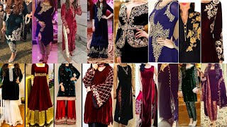 Velvet Dresses Velvet Suit Velvet Kurti Velvet Hand Work [upl. by Nivlen]