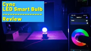 Cync Smart Bulb Review  Cync Direct Connect A19 Smart LED Bulb  2700K 95W multicolour bulb [upl. by Nylorahs578]