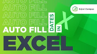 Effortless Date Autofill In Excel Make Your Workflow Simpler [upl. by Aisanahta]