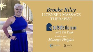 Outside the Room with Licensed Massage Therapist Brooke Riley [upl. by Bernie298]