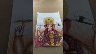 Lalbaugcha Raja 2024 Drawing shorts lalbaugcharaja drawing art shortsfeed [upl. by Dash]