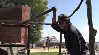 Making caltrops ancient defensive weapons found at Jamestown [upl. by Samot561]