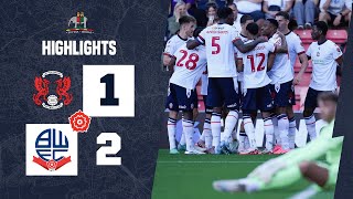 HIGHLIGHTS  Leyton Orient 12 Wanderers [upl. by Nagap]