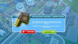 CARA MENYELESAIKAN LSHAPED ROOMS QUEST DI THE SIMS FREEPLAY [upl. by Ginni]