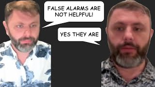 Dan Larimer changes his tune on false alarms [upl. by Jen]