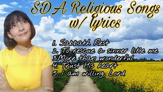 RELIGIOUS SONG SDA SONGS w Lyrics playlist ER LYN cover [upl. by Ramsey]