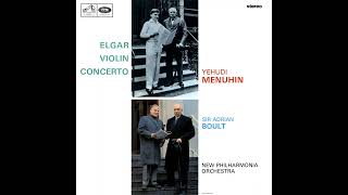 Elgar Violin Concerto in B minor Op 61  Yehudi Menuhin Adrian Boult New Philharmonia Orchestra [upl. by Reggi]