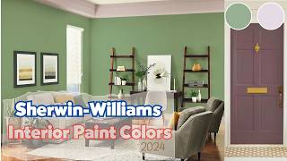 SherwinWilliams Interior Paint Colors for 2024 Familiar Favorites [upl. by Eeima]