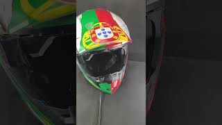 6d helmet isde 2024 Bruno Charrua customhelmet airbrush custompaint enduro isde [upl. by Rainie]