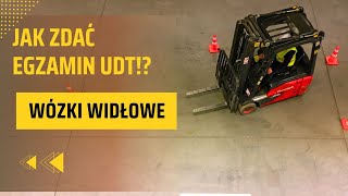 Jak zdać Egzamin UDTWÓZEK WIDŁOWY część praktyczna 👷🏿❗❗ [upl. by Sixla924]