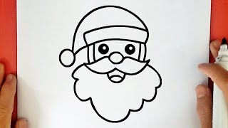 COME DISEGNARE BABBO NATALE [upl. by Aicrag]