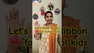 Diy Ribbon 🎀 band 💡shorts lifehacks diy ribbonbowshairstyles trending viral [upl. by Gnik]