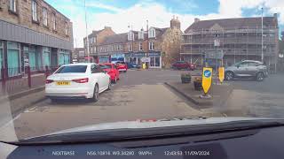 MOCK Test Dunfermline  Driving lesson  Driving test route Vine test center 10092024 [upl. by Aiseneg]